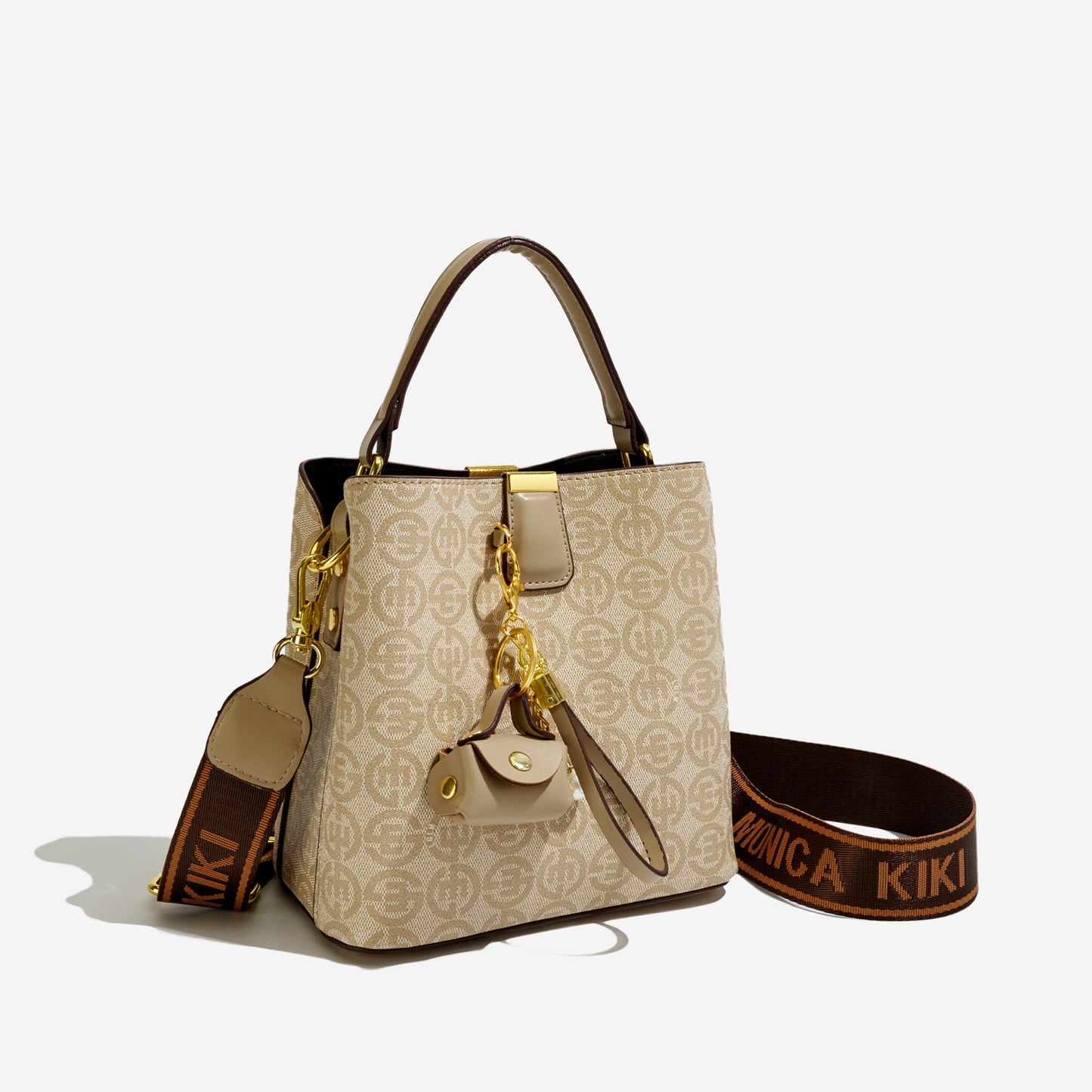 Bucket bag premium texture shoulder bag fashion