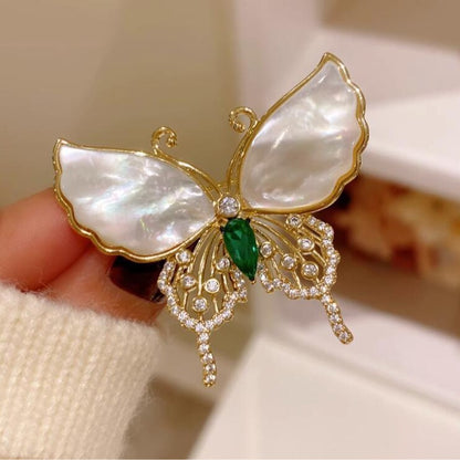 Retro butterfly brooch