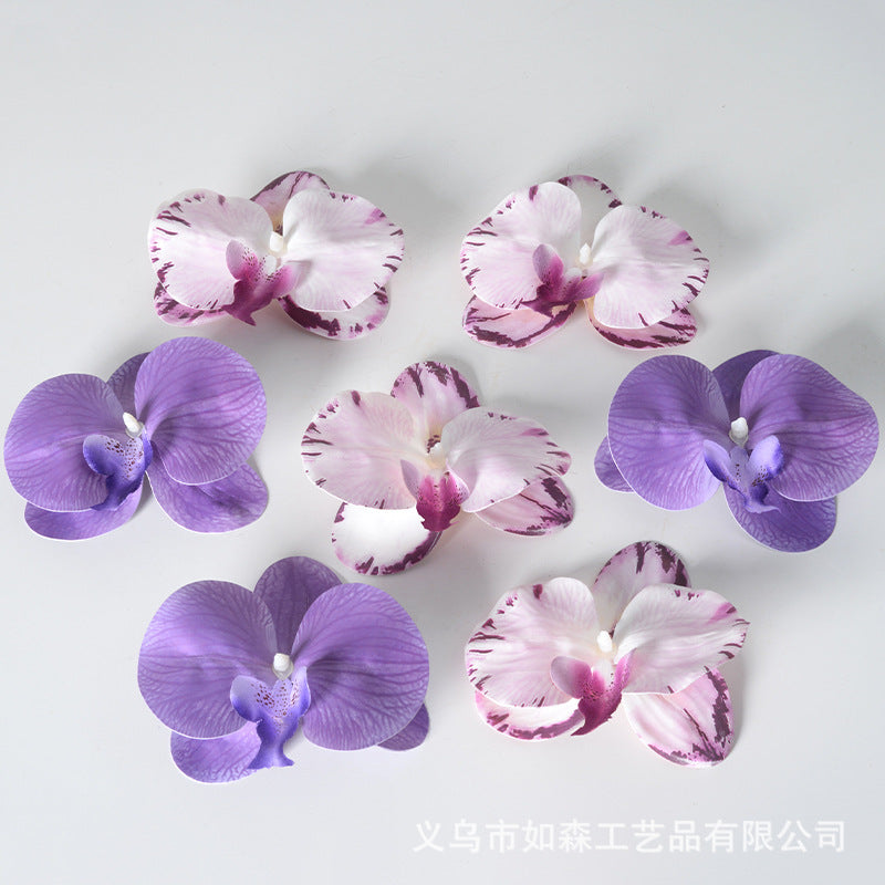 Simulation 3D lamination butterfly orchid flower head