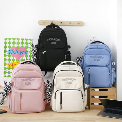 3-piece school bag new style campus backpack