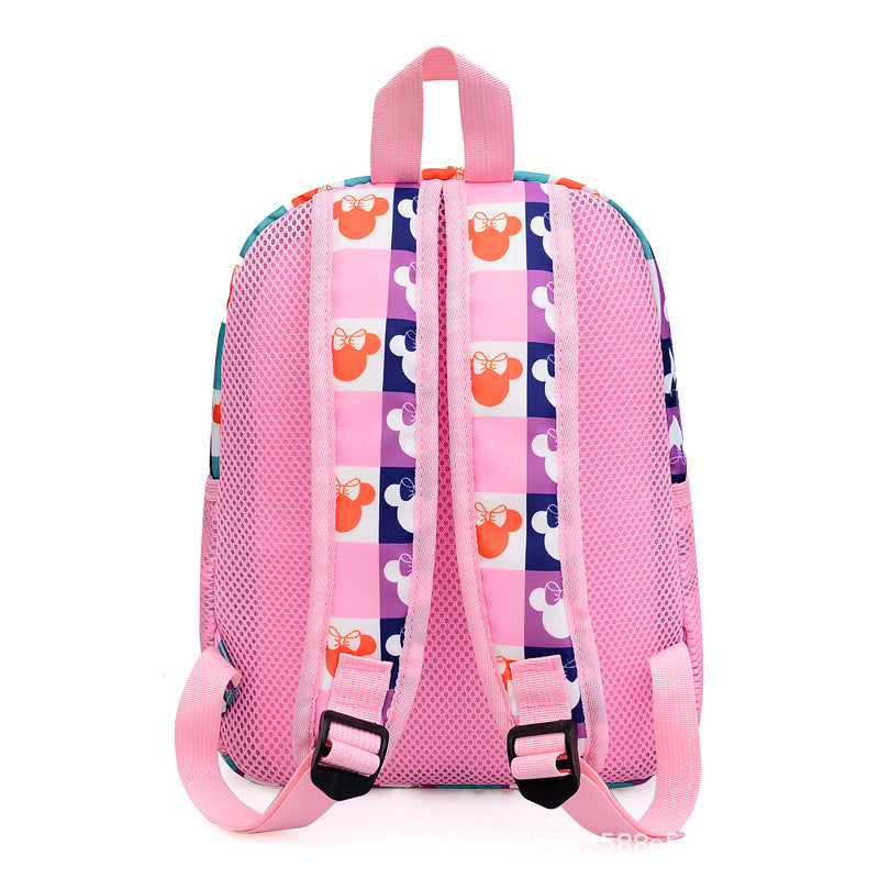 Cute Mickey gradient color children's schoolbag