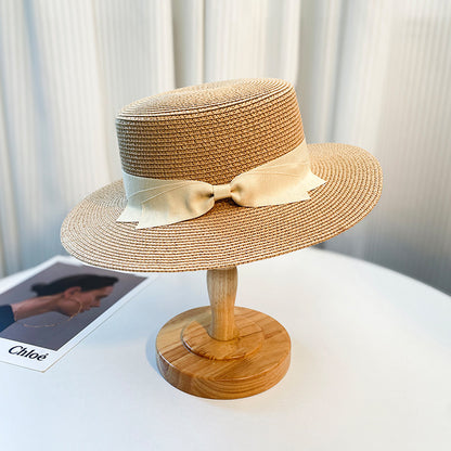 New French-Style Straw Hat Women Summer UV Protection