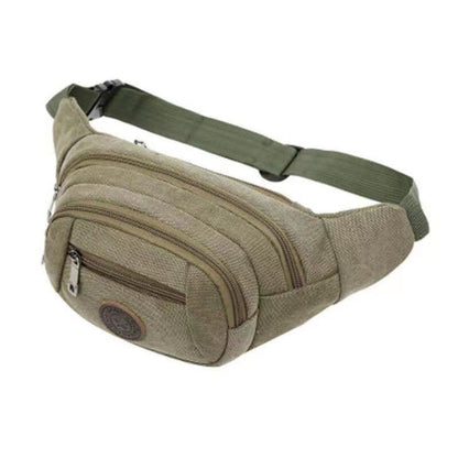 Men's waist bags wholesale canvas phone bags