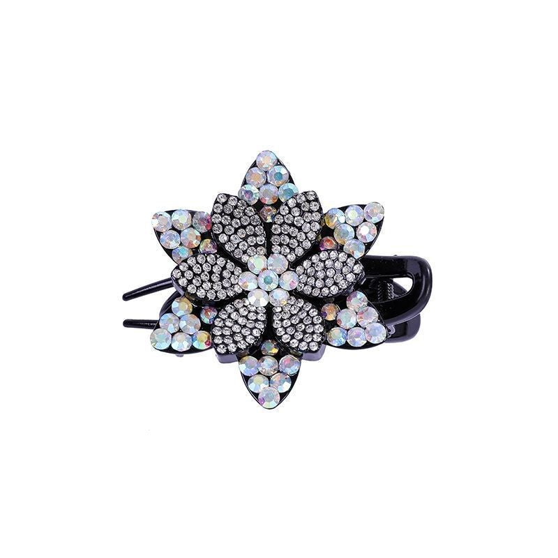 Rhinestone three-tooth clip duck bill clip hair accessories