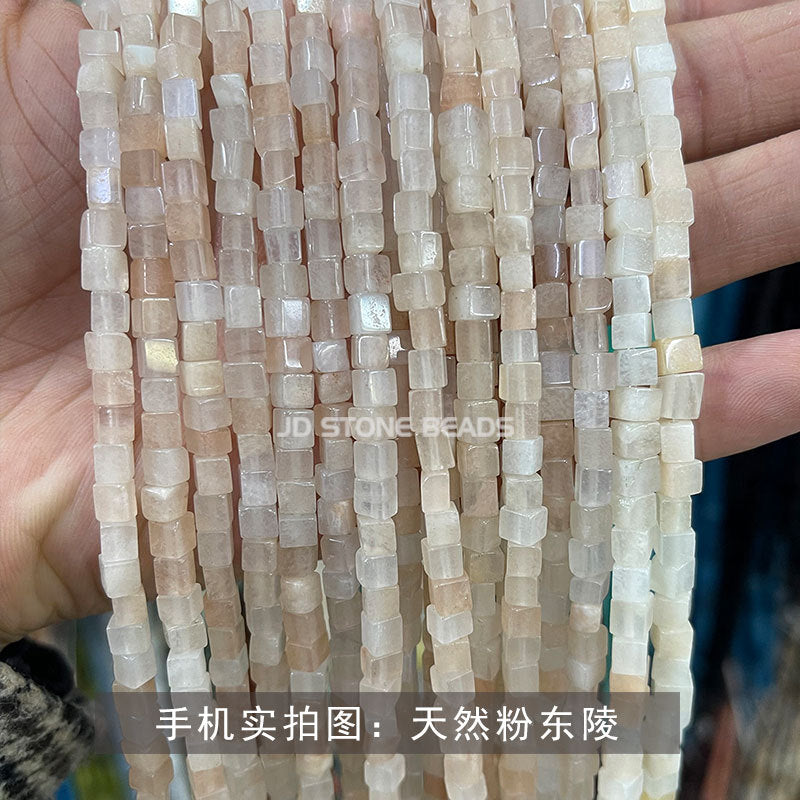 4 * 4Mm crystal agate square loose beads