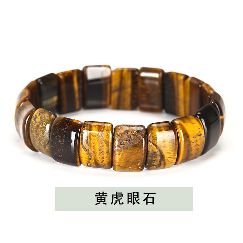 Yellow Tiger's Eye Stone Hand Bracelet