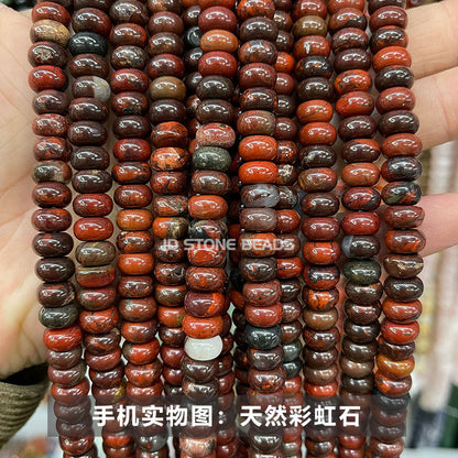 8 * 4Mm natural stone chalcedony abacus beads loose beads