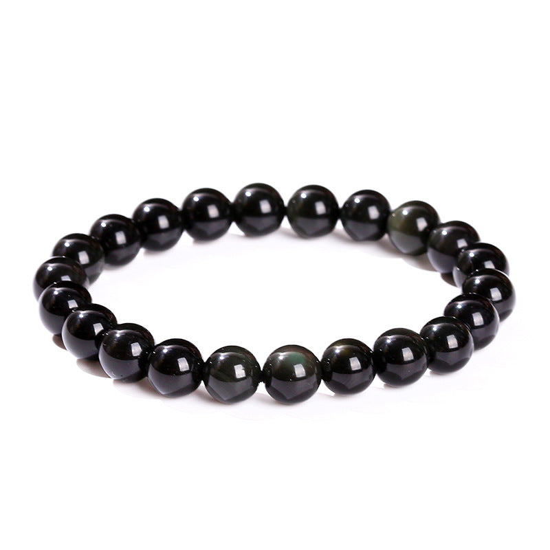 Pulsera de obsidiana natural 