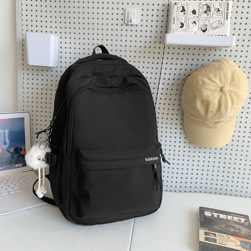 Double shoulder nylon new backpack couple