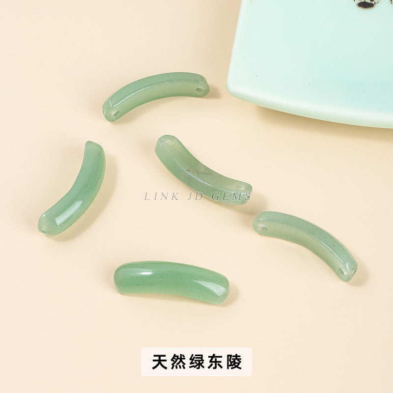 36 * 10Mm natural powder crystal jade bridge elbow