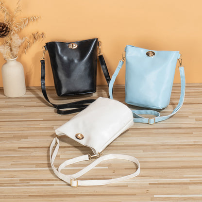 Fashion Lock Crossbody Shoulder Bag