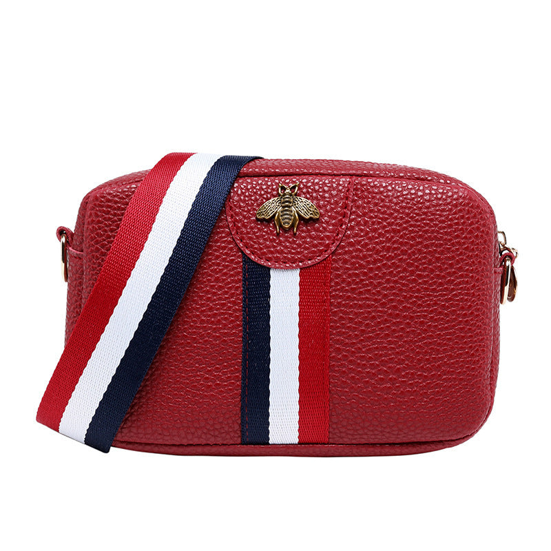 Casual PU shoulder messenger bag