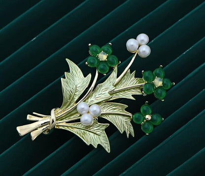 Bouquet brooch for women's high-end fashion