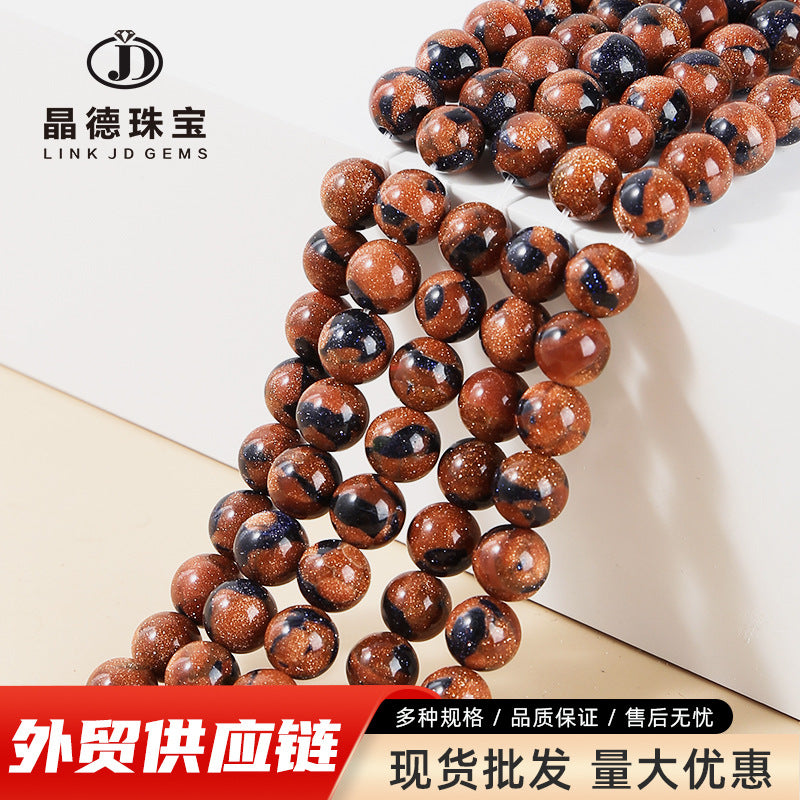 Synthetic mixed sand stone loose beads