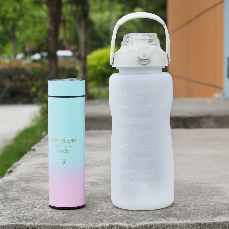 Plastic Insulated Bottle with Direct Drink