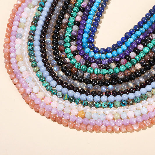 Wholesale of multi-material natural stone loose bead accessories