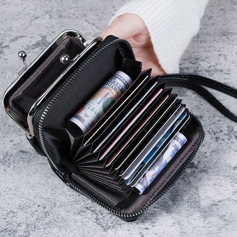 Clip bag Multi-card position Card bag Wallet