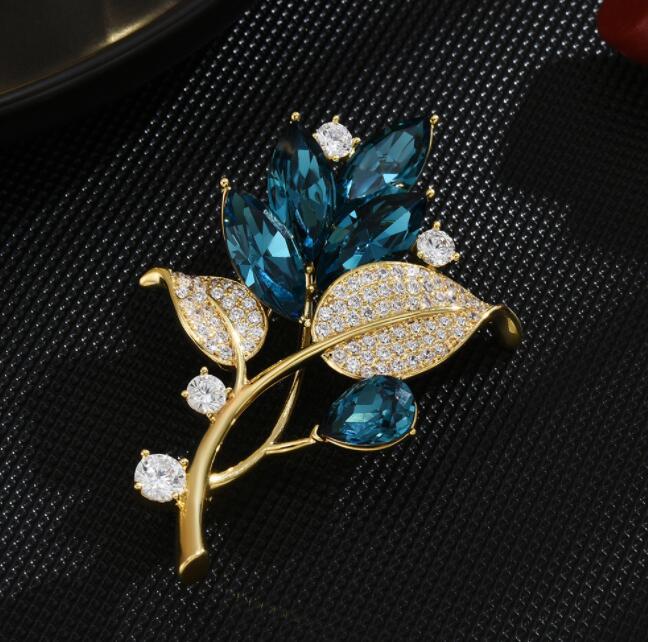 Elegant Orchid Brooch