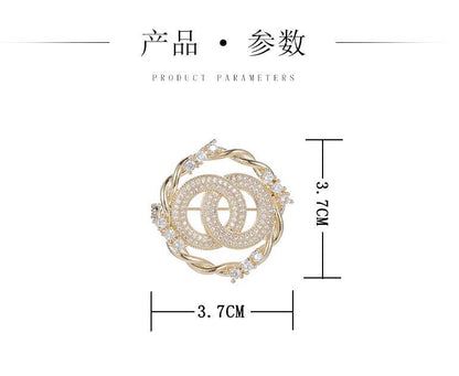 Wenyi Fan Brooch Accessories