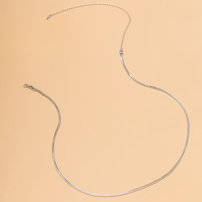 Double thin snake bone waist chain body chain