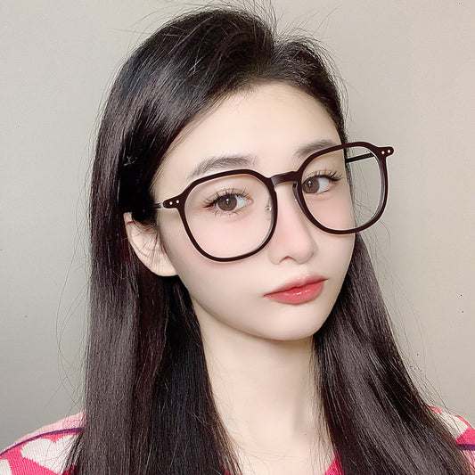 Bai Lu Style TR90 Large Frame Glasses