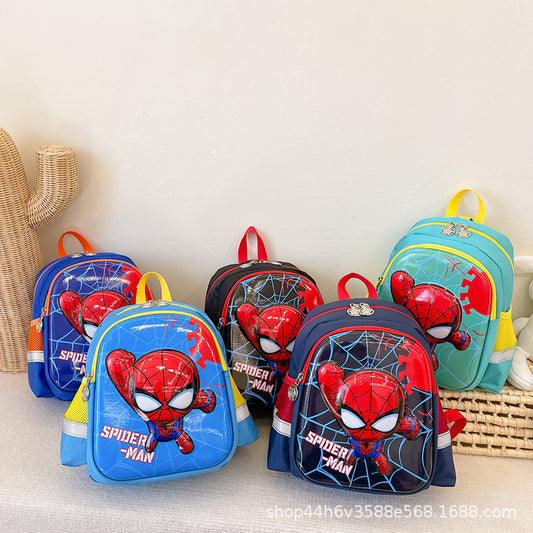 Children's cartoon spiderman backpack