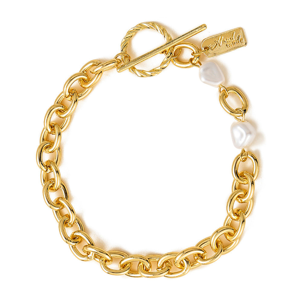 New Metal Chain OT Buckle Bracelet