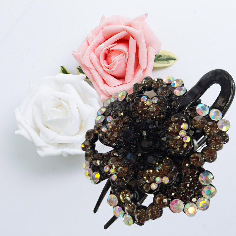 Flower rhinestone flower hair accessories