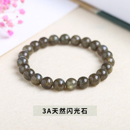 Glitter stone bracelet simple single circle