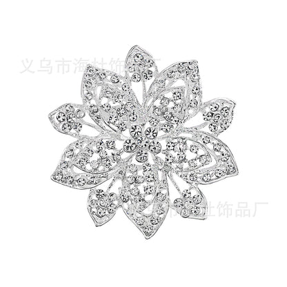 Alloy Rhinestone Brooch Pin fashion