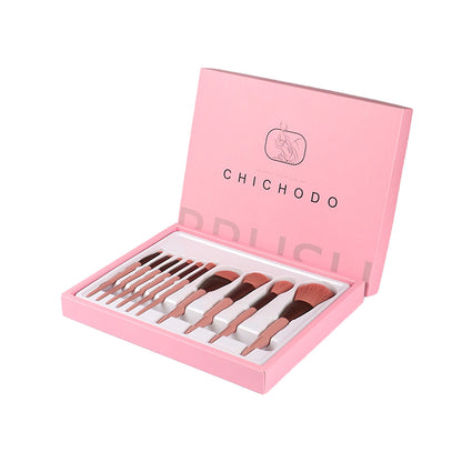 Zhenmei Tang Sakura Pink 10-Piece Brush Set