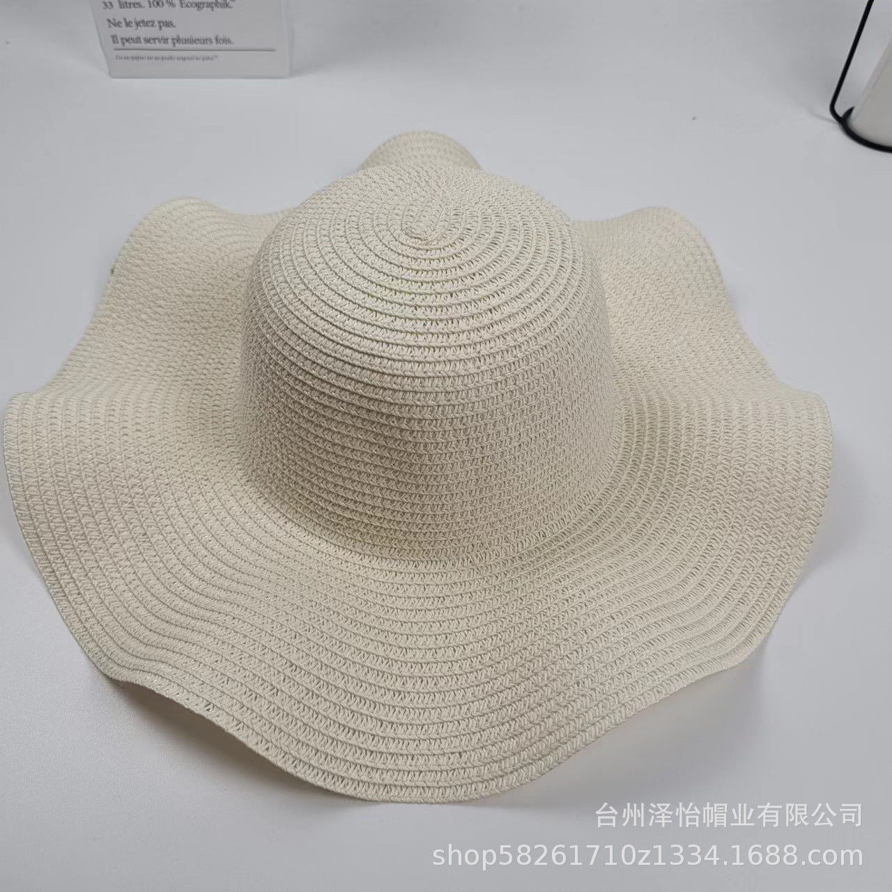 Wide Brim Straw Hat Women's Sun Protection Beach Hat Vacation Hat