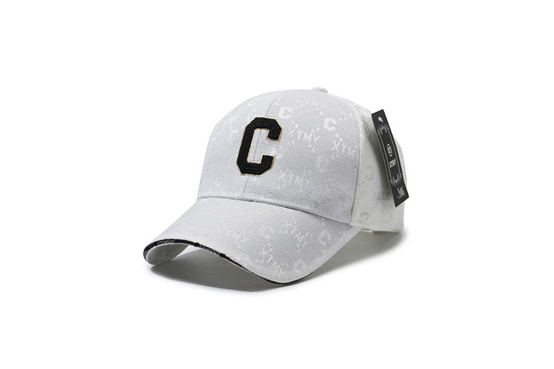 Gorra de béisbol con monograma bordado para primavera/verano 