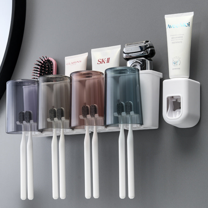 Wall-mounted Toothbrush Holder Set