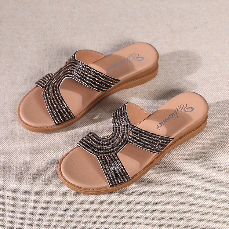 Flat-bottomed slippers wholesale