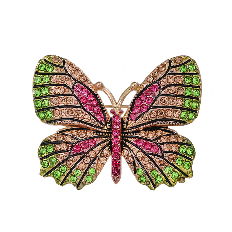 Fashion Colorful Butterfly Brooch Set