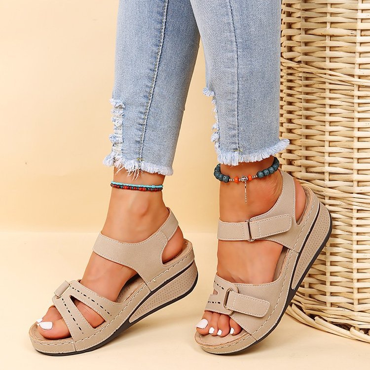 Large size fish mouth casual sandals