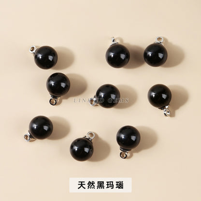 Round bead pendant DIY jewelry accessories