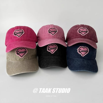 Heart Baseball Cap Summer