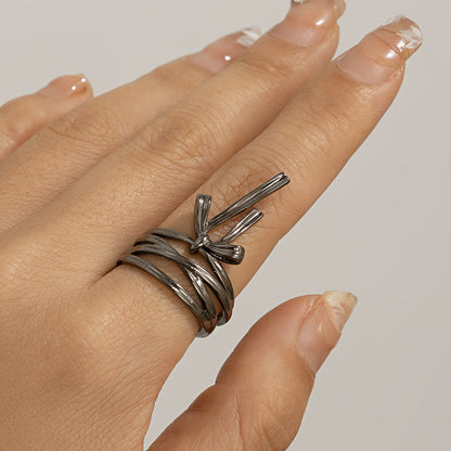 Metal bow ring