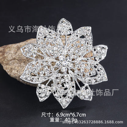 Alloy Rhinestone Brooch Pin fashion