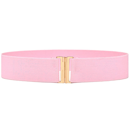 Wide waist seal elastic belt