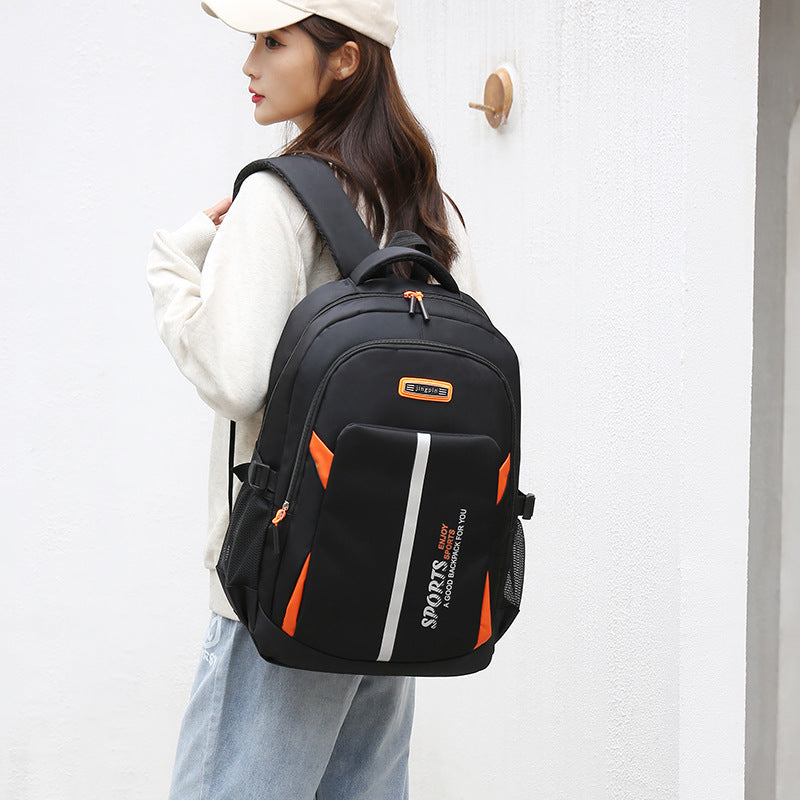 Fashion junior high school backpack men