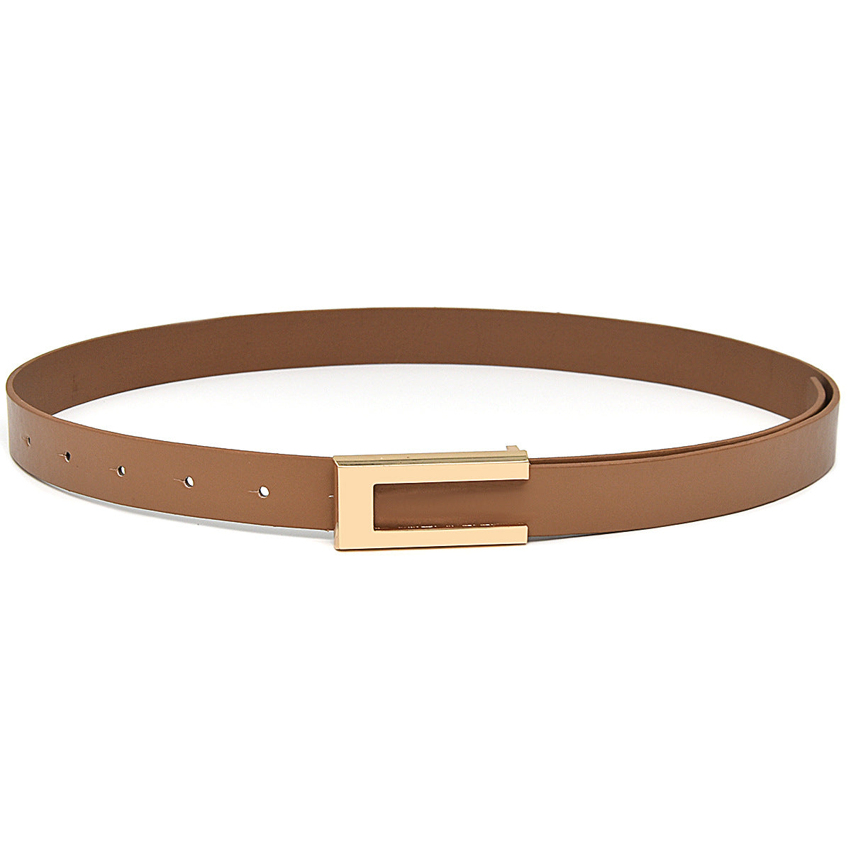 Trendy women's thin belt