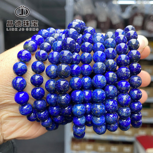 4A natural lapis lazuli bracelet.