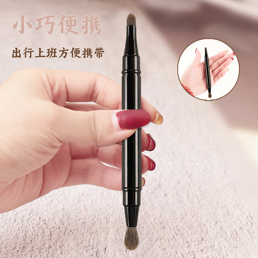 Contour Dual-Head Portable Retractable Lip Brush