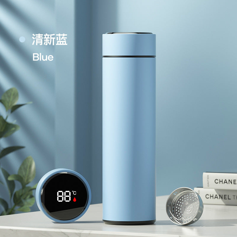 Intelligent temperature display thermos cup