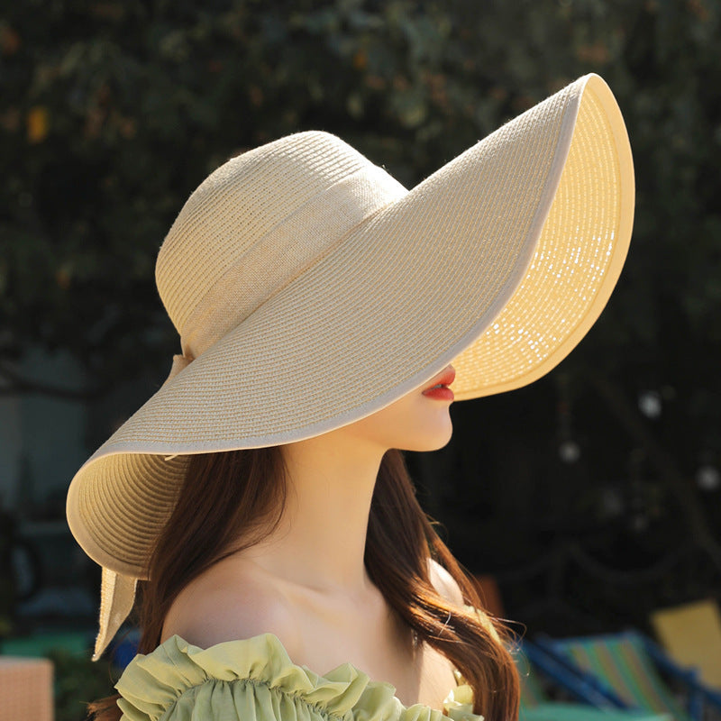 Sombrero de playa popular para el verano Sombrero para el sol con estilo 