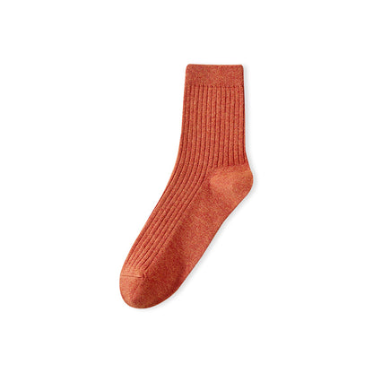 Autumn-Winter Cotton Breathable Double Needle Men's Socks