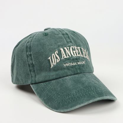 Vintage Letter Embroidered Cap